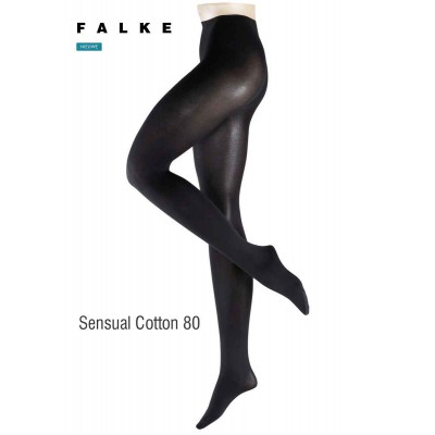Falke Sensual Cotton 80 tights panty collants