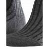 Falke Shadow Wool Chaussettes Gris/Noir