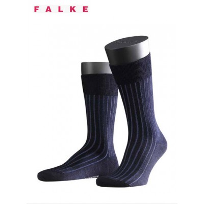 Falke Shadow Cotton Socks-Marine/Blue