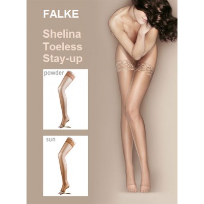 Falke Shelina 12 Toeless Hold Ups Silk in a Box