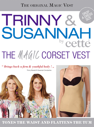 Trinny & Susannah The Magic Corset Vest Shapewear Silk in a Box